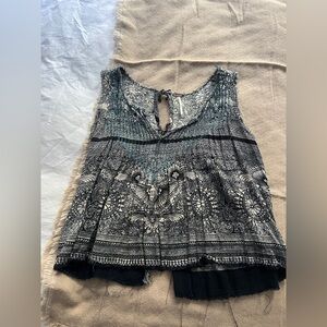 Free people sleeveless blouse